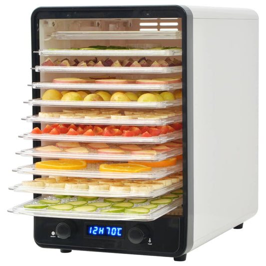food dehydrator with 10 compartments, 550 W, white