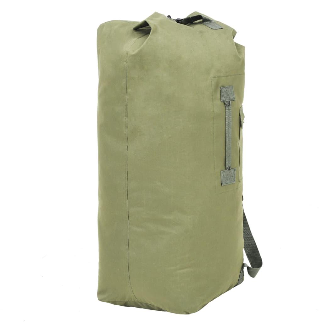 ceļojuma soma, armijas stils, 85 L, olīvu zaļa - amshop.lv