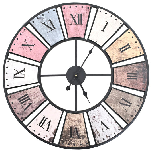vintage wall clock, quartz mechanism, 60 cm, XXL