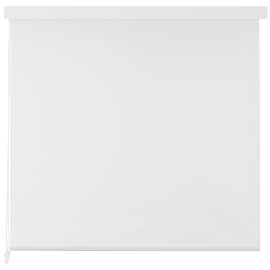 roller blind for shower, 100x240 cm, white