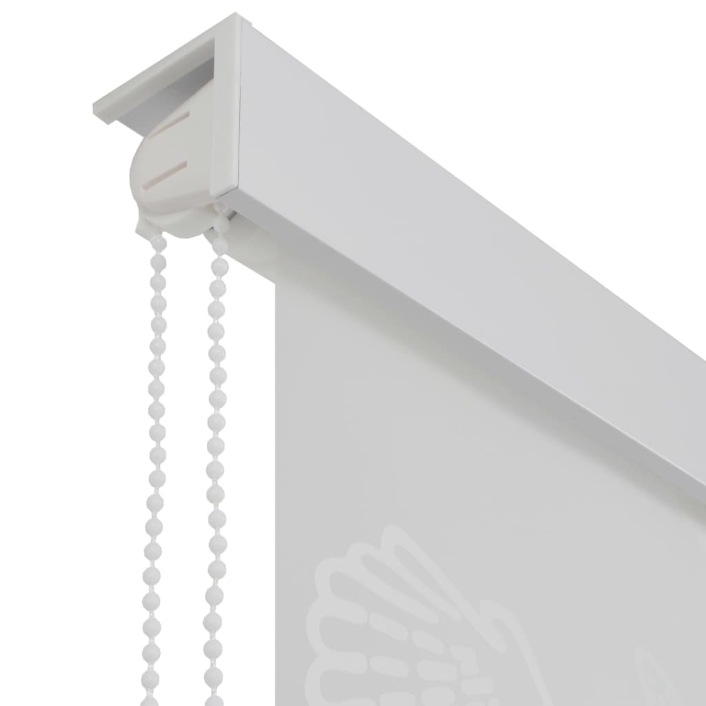 roller blind for shower, 140x240 cm, starfish design
