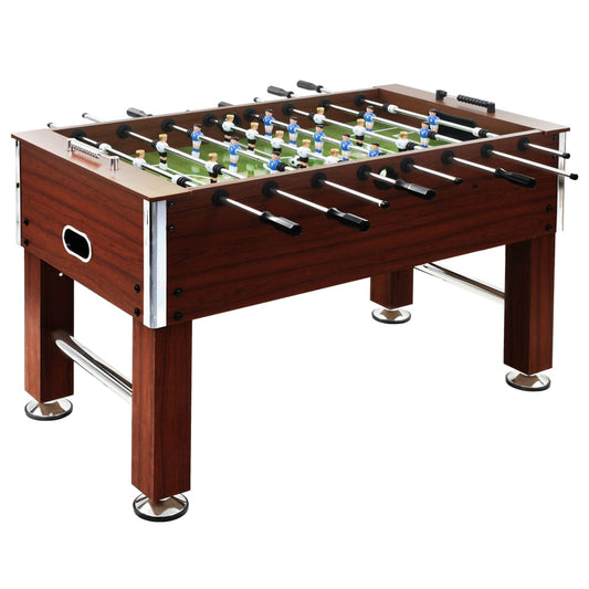 table football, 140x74.5x87.5 cm, 60 kg, steel, brown