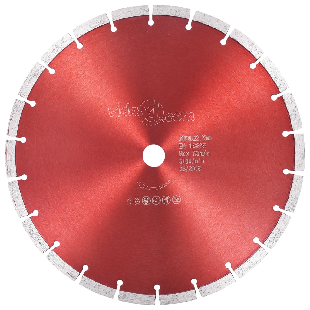 diamond cutting disc, steel, 300 mm