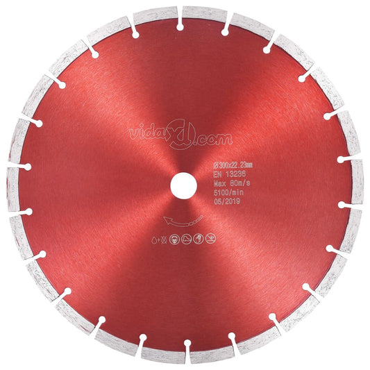 diamond cutting disc, steel, 300 mm