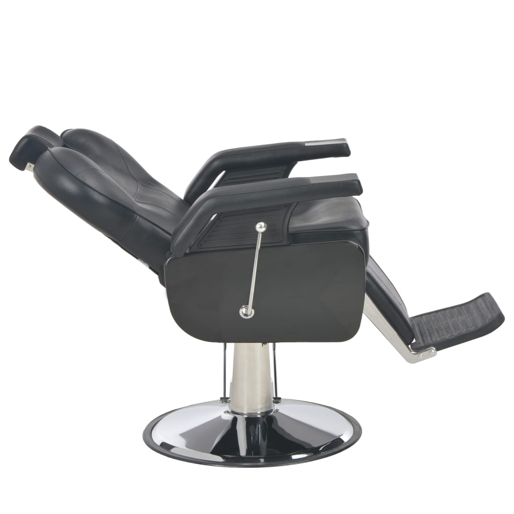 frizieru krēsls, 72x68x98 cm, melna mākslīgā āda