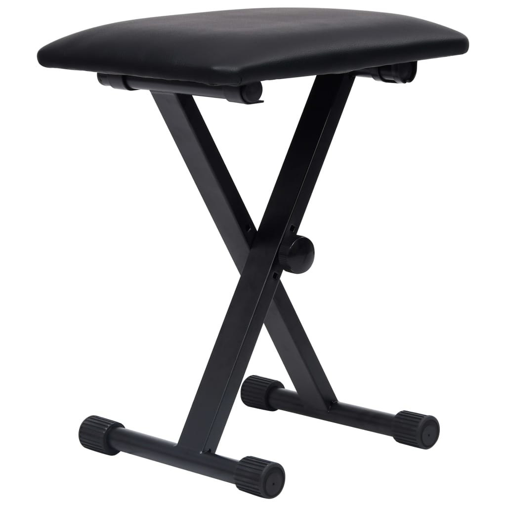 keyboard stand and bench, double, black