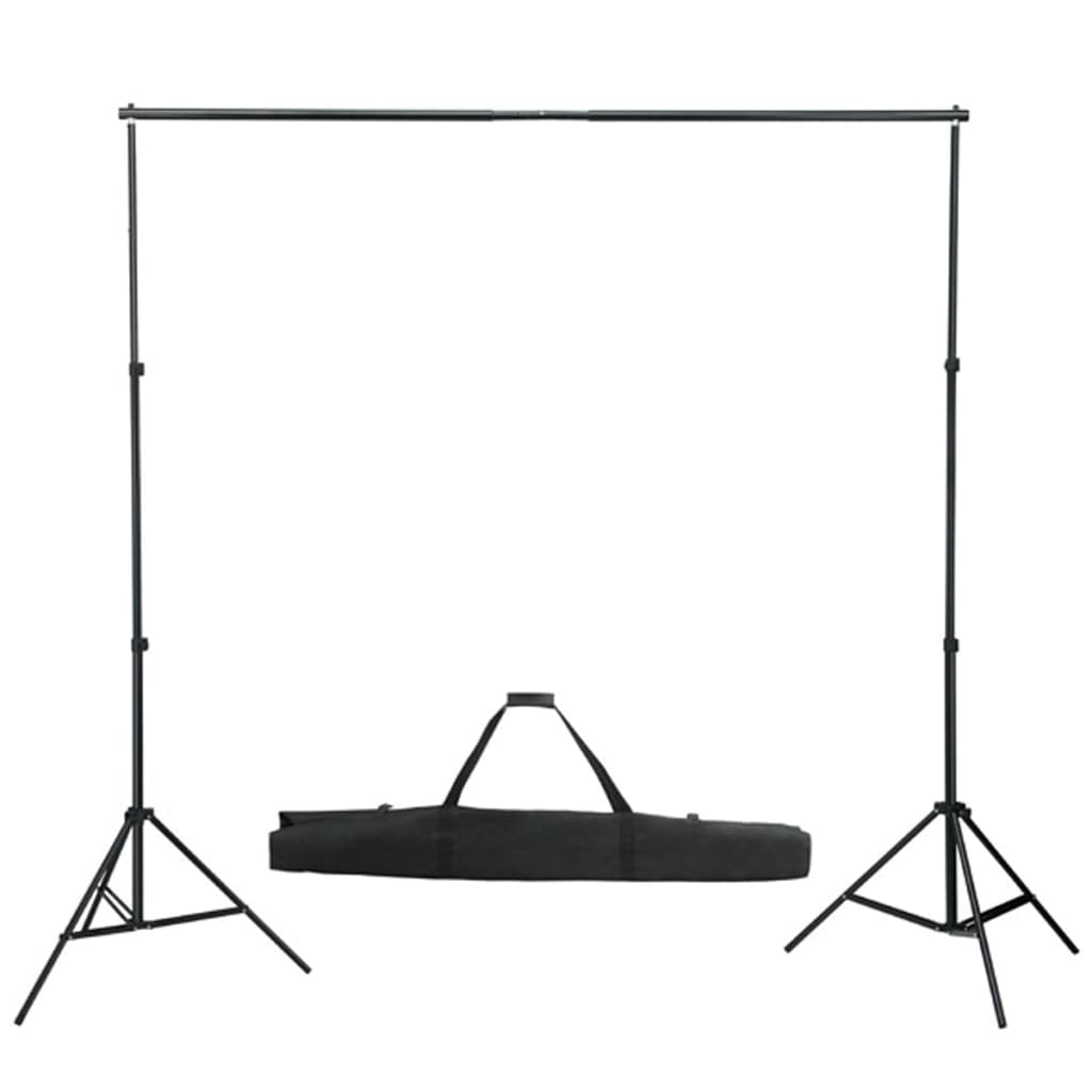 fonu balsta sistēma fotografēšanai, melns fons, 600x300 cm