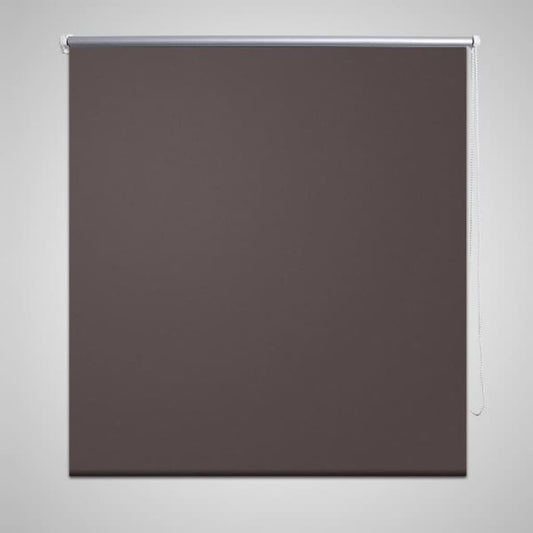 Roller blinds, blackout, 160 x 230 cm, coffee color
