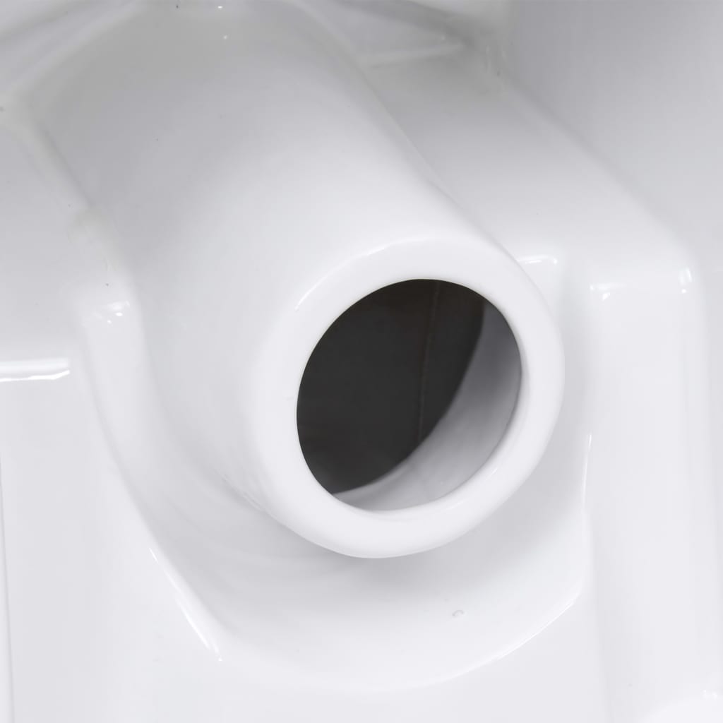 ceramic toilet bowl, white, back water flow