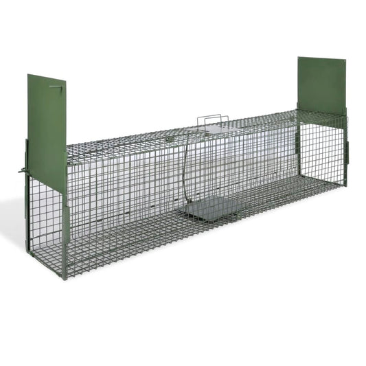 animal trap, 2 doors, 150 x 30 x 30 cm