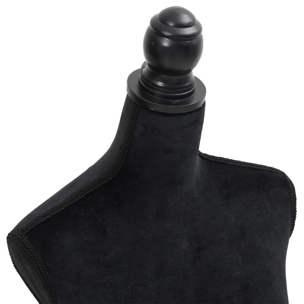 female mannequin, black