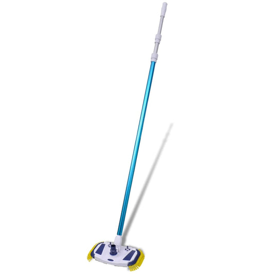 Pool Vacuum Brush with Retractable Handle and Hose
