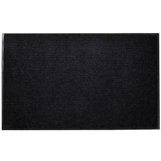 Melns Durvju Paklājs PVC 90 x 120 cm