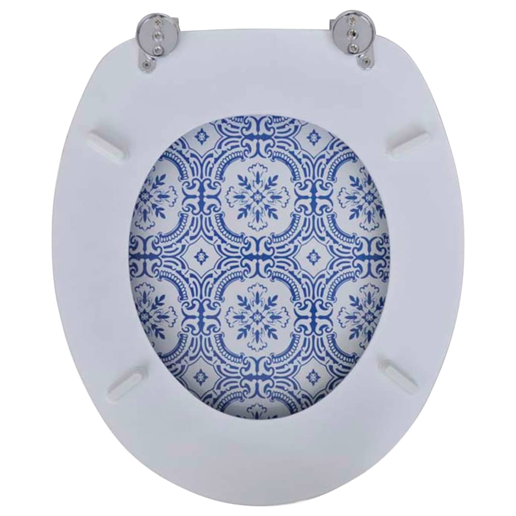 Toilet Bowl Lid MDF with Porcelain design