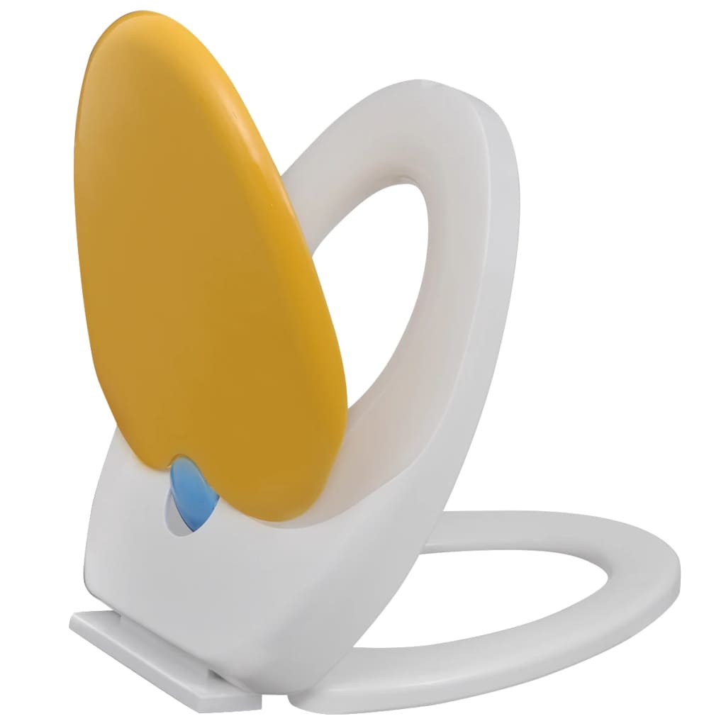 Child, adult toilet seat, slow closing function