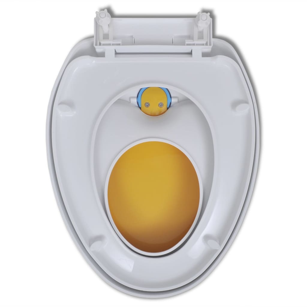 Child, adult toilet seat, slow closing function