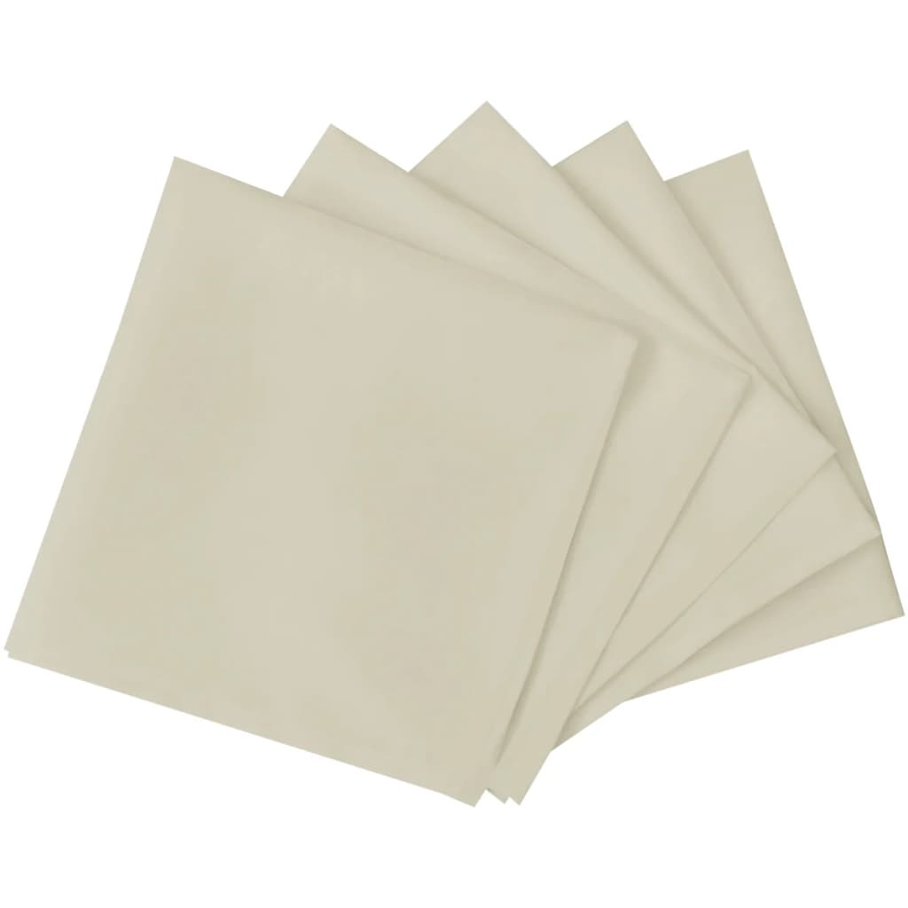 cloth napkins, 25 pcs., 50x50 cm, cream