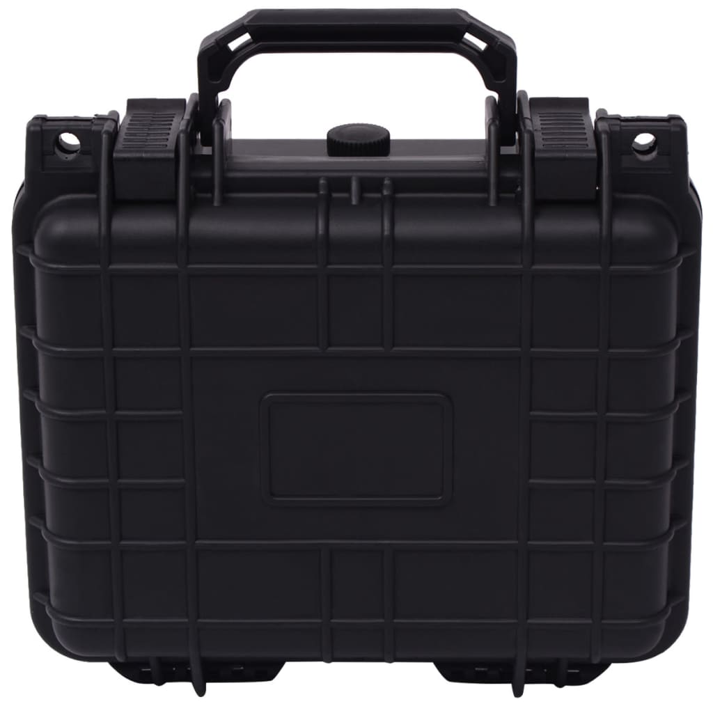 protective box for tools, equipment, 27x24.6x12.4 cm, black