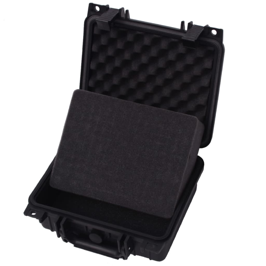 protective box for tools, equipment, 27x24.6x12.4 cm, black