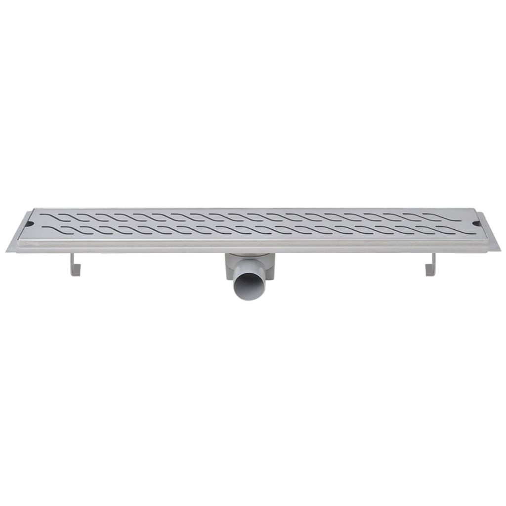 linear shower drain, 730x140 mm, stainless steel