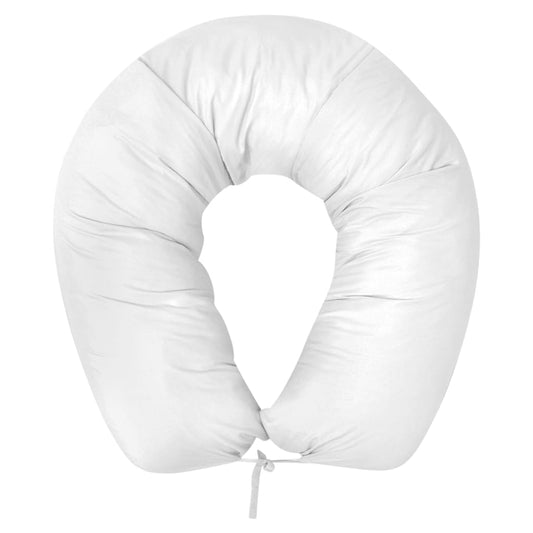 maternity pillow, horseshoe, 40x170 cm, white