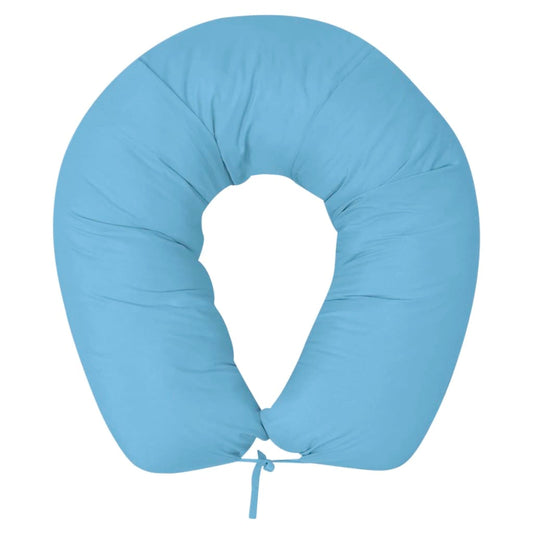 maternity pillow, horseshoe 40x170 cm, light blue