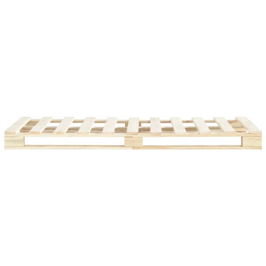 pallet bed frame, 120x200 cm, solid pine wood