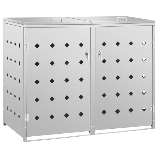 canopy for waste container, 240 L, stainless steel