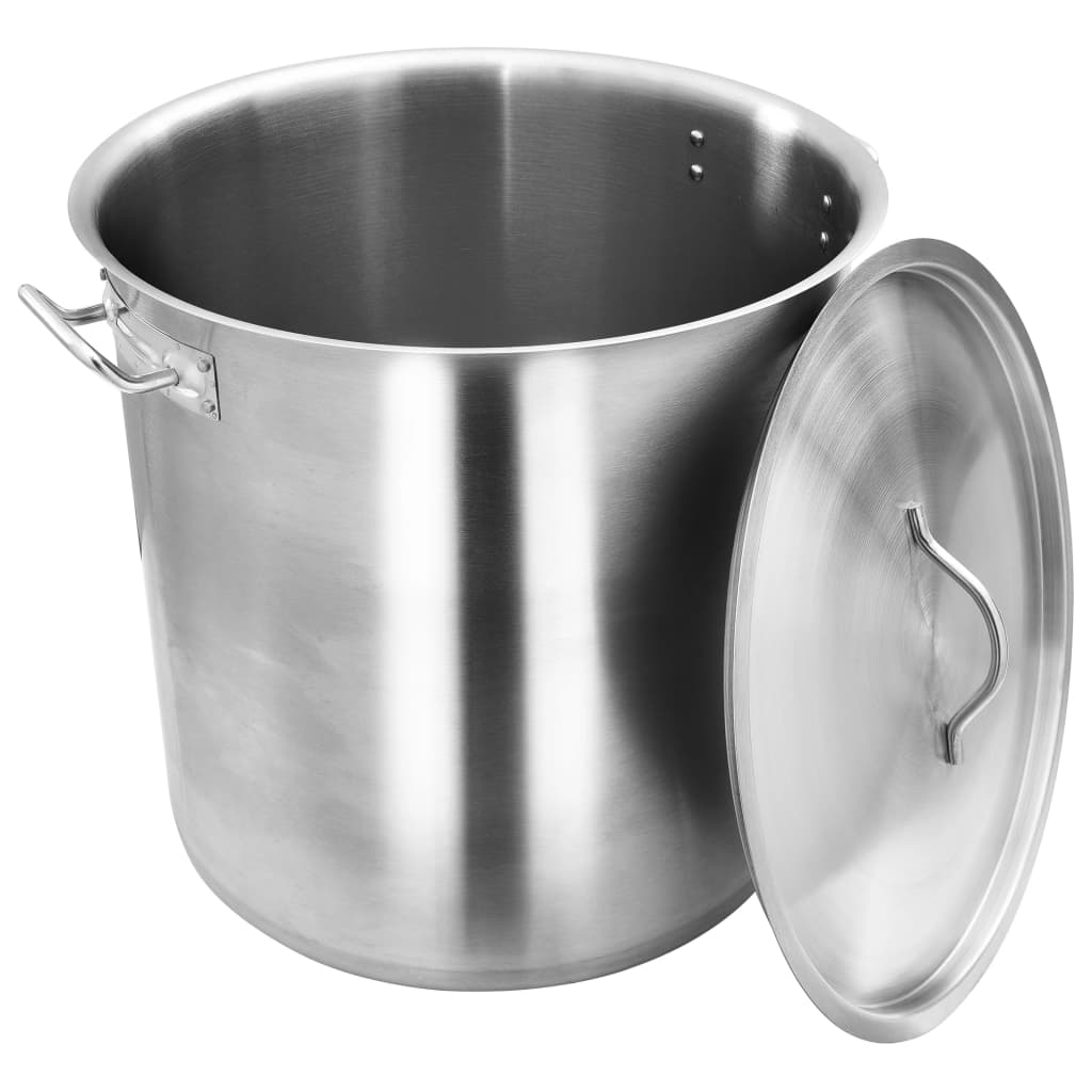 Кастрюля для супа, 50 л, 40x40 см, нержавеющая сталь