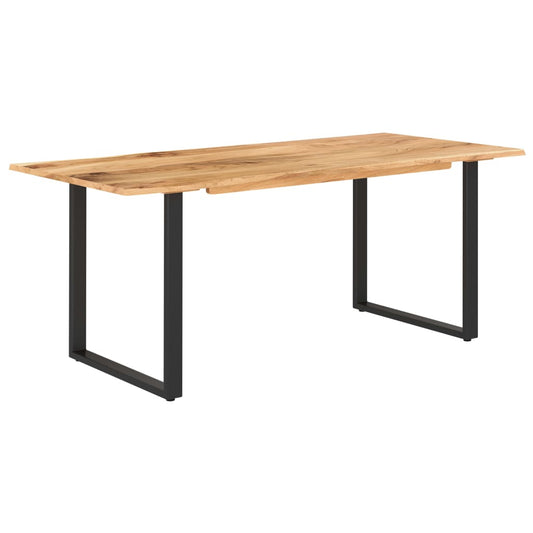 virtuves galds, 180x90x76 cm, akācijas masīvkoks