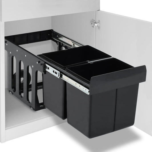 pull-out waste container, slow closing system, 36 L