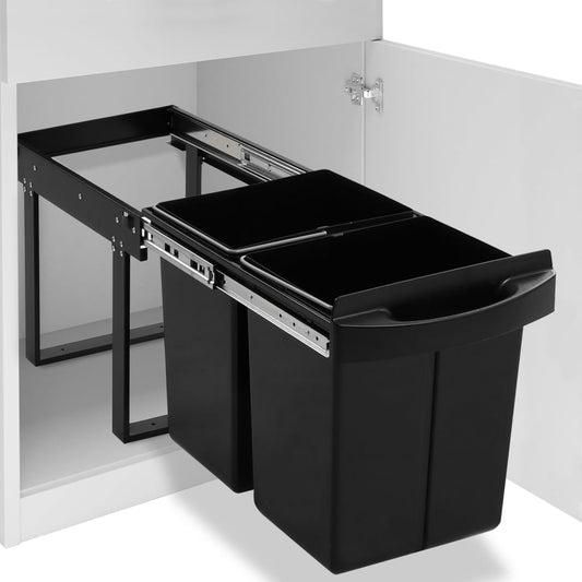 pull-out waste container, slow closing system, 48 L