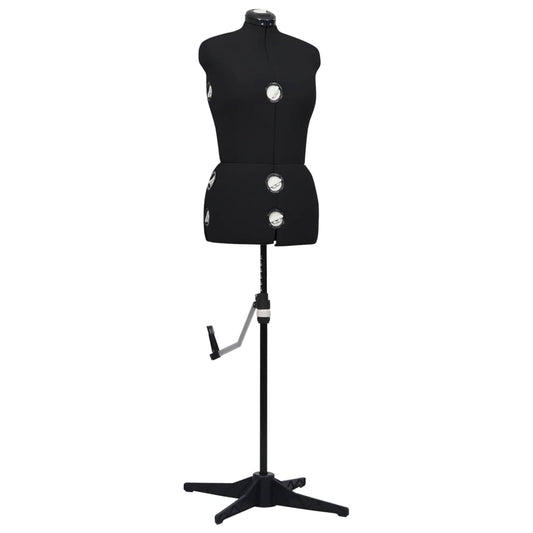 female mannequin, adjustable, black, M, 40-46