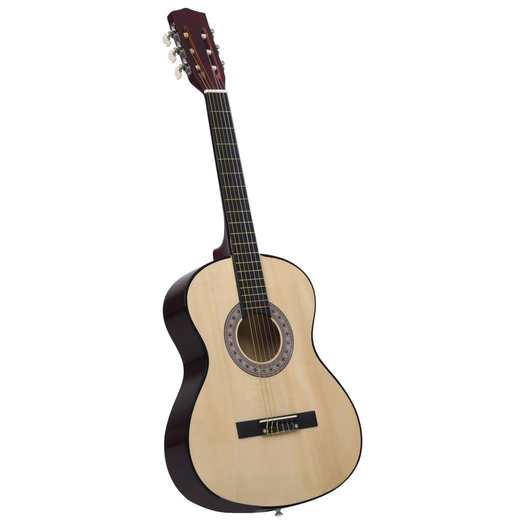 classical guitar for beginners, 4/4, 39", lime