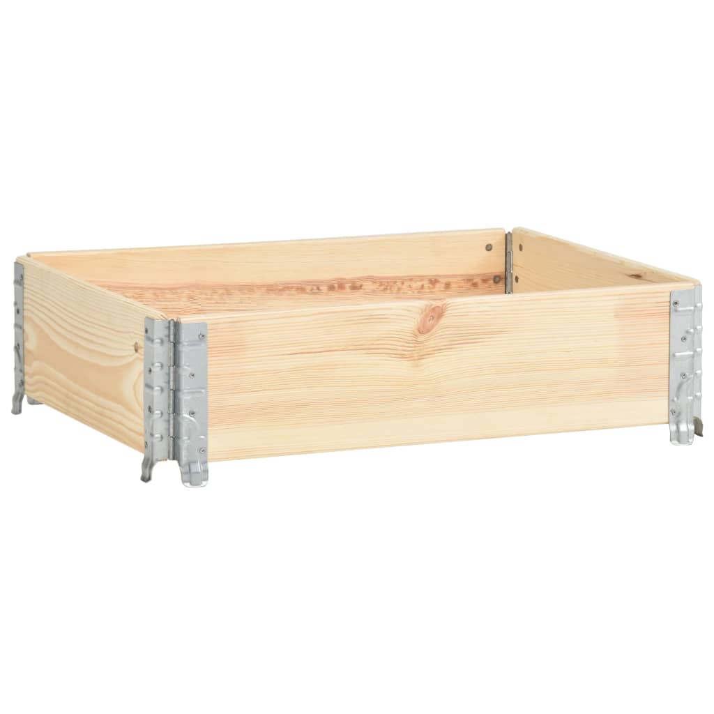 pallet border, 60x80 cm, solid pine wood