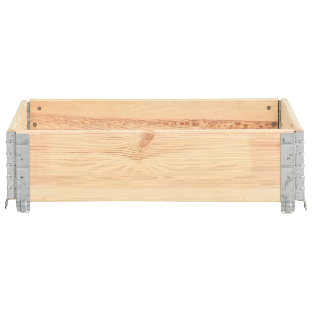 pallet border, 60x80 cm, solid pine wood
