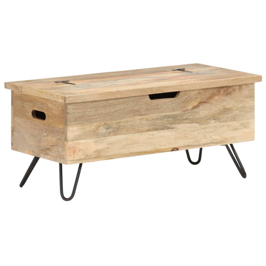 chest, 90x40x45 cm, solid mango wood