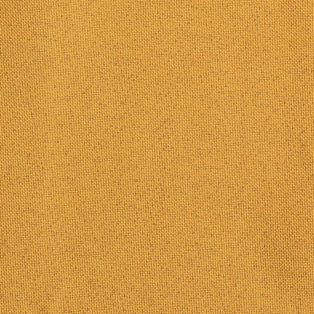 biezie aizkari, 2 gab., 140x225 cm, linveida, dzelteni