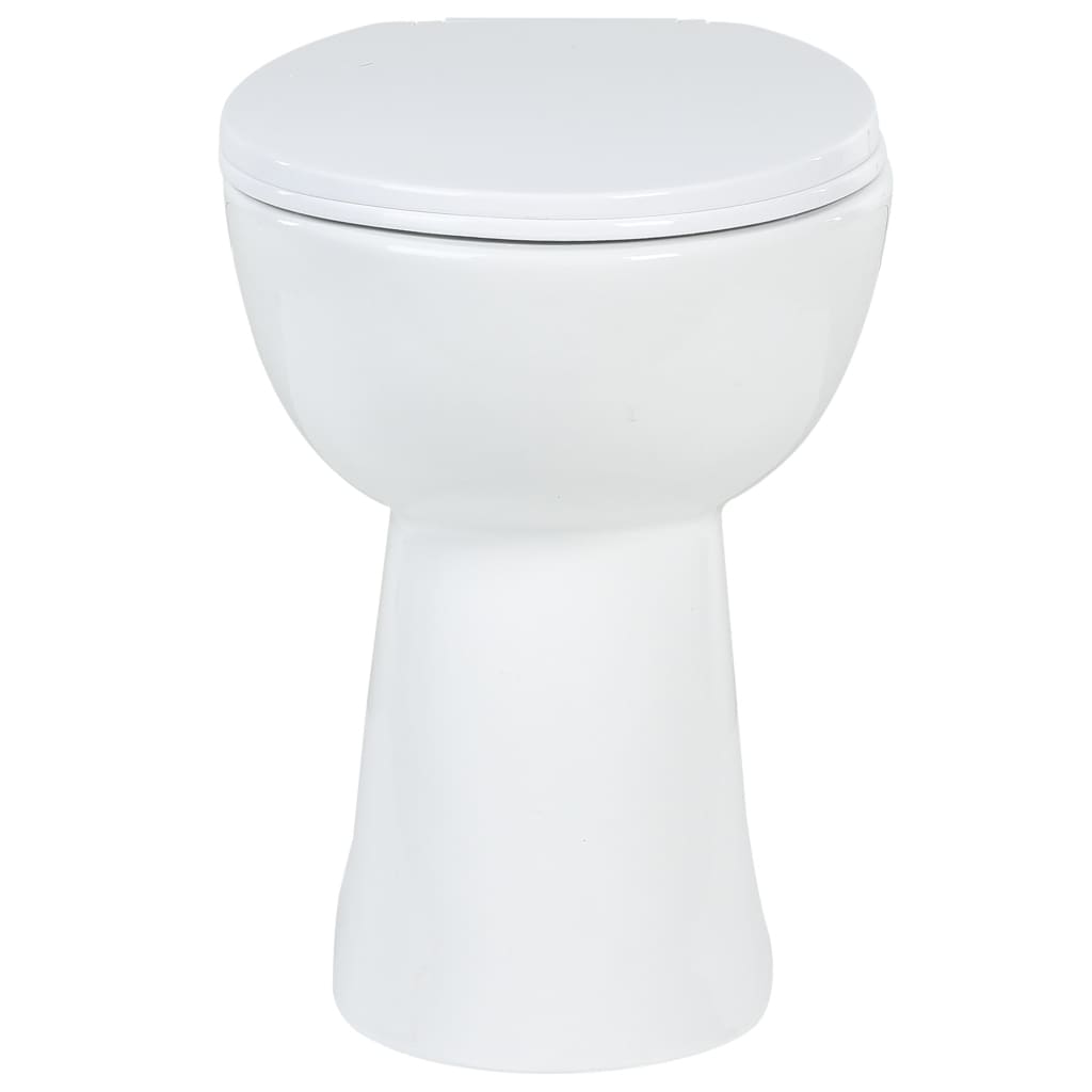 tualetes pods, ar lēnās aizvēršanās funkciju, balta keramika