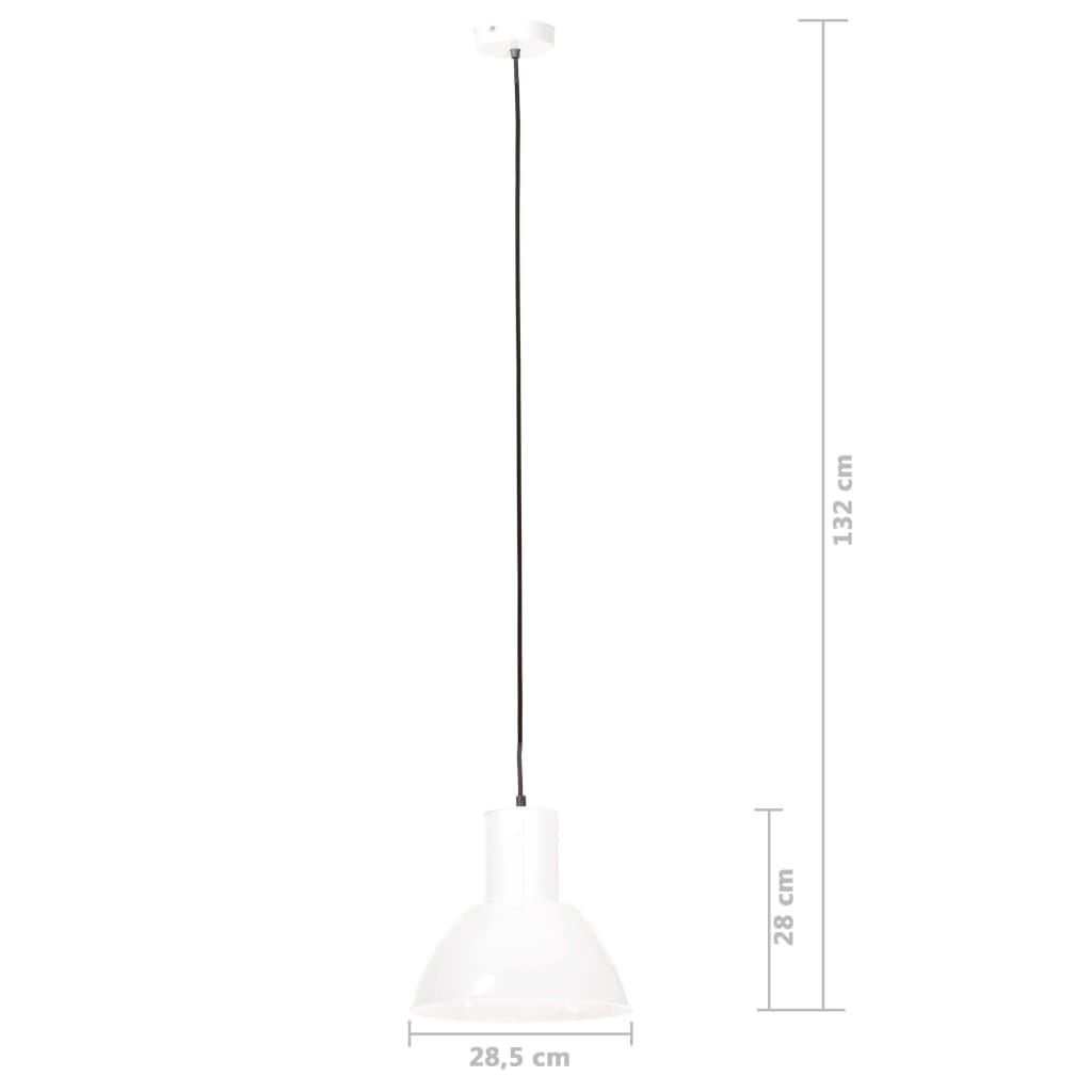 griestu lampa, balta, apaļa, 25 W, 28,5 cm, E27