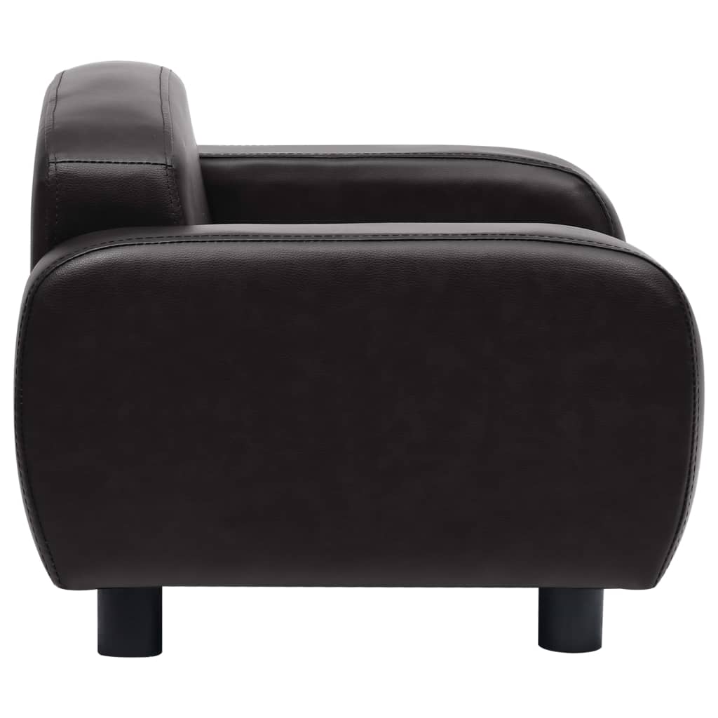 suņu dīvāns, melns, 80x50x40 cm, mākslīgā āda