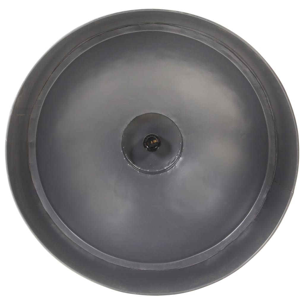 griestu lampa, industriāls dizains, pelēka, 32 cm, E27
