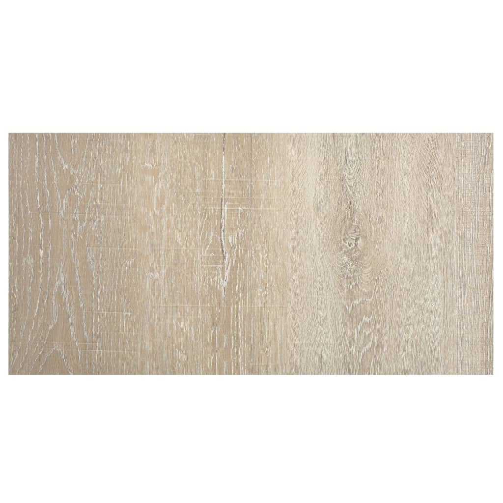 floor tiles, 55 pcs., self-adhesive, 5.11 m², PVC, beige