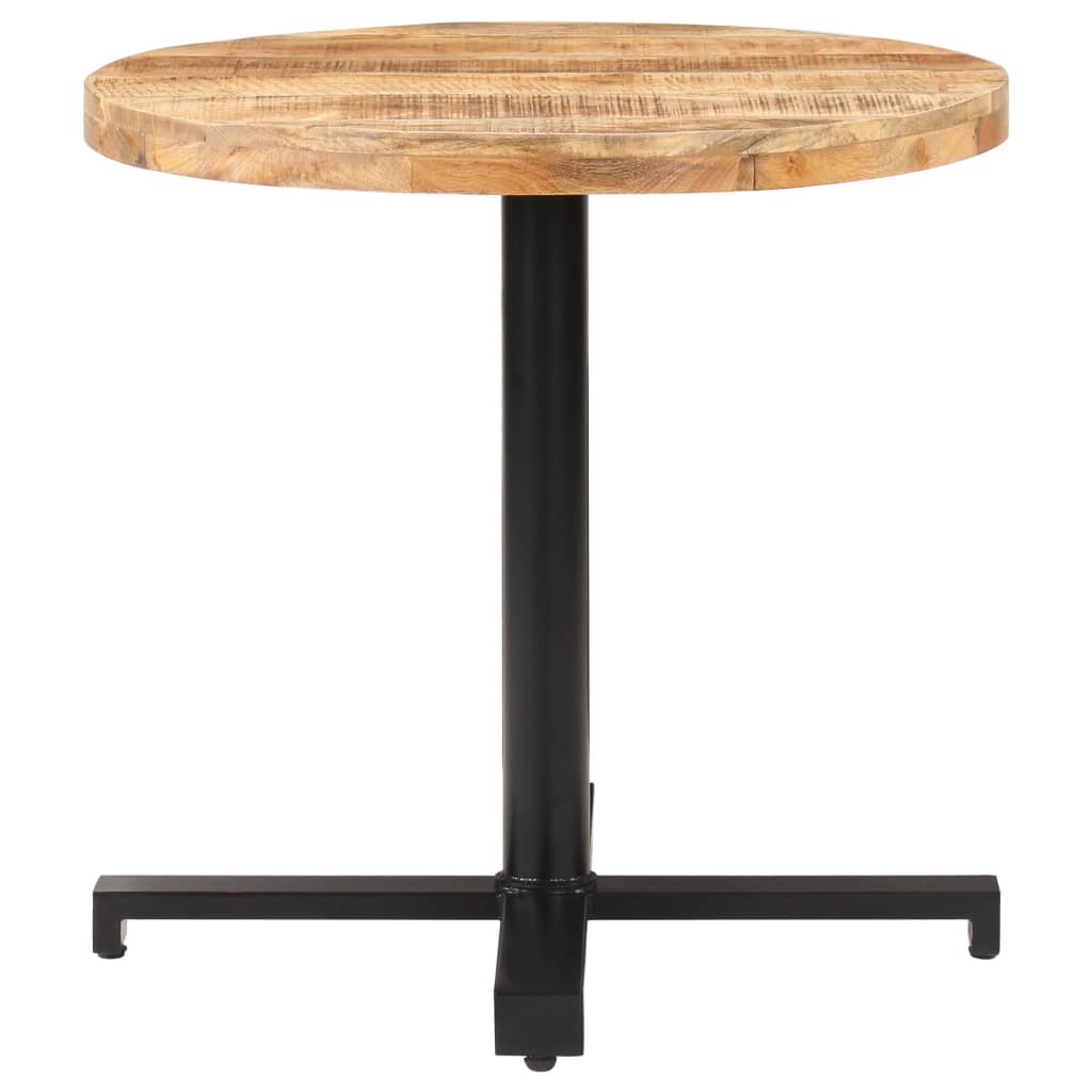 bistro galds, Ø80x75 cm, apaļš, neapstrādāts mango koks