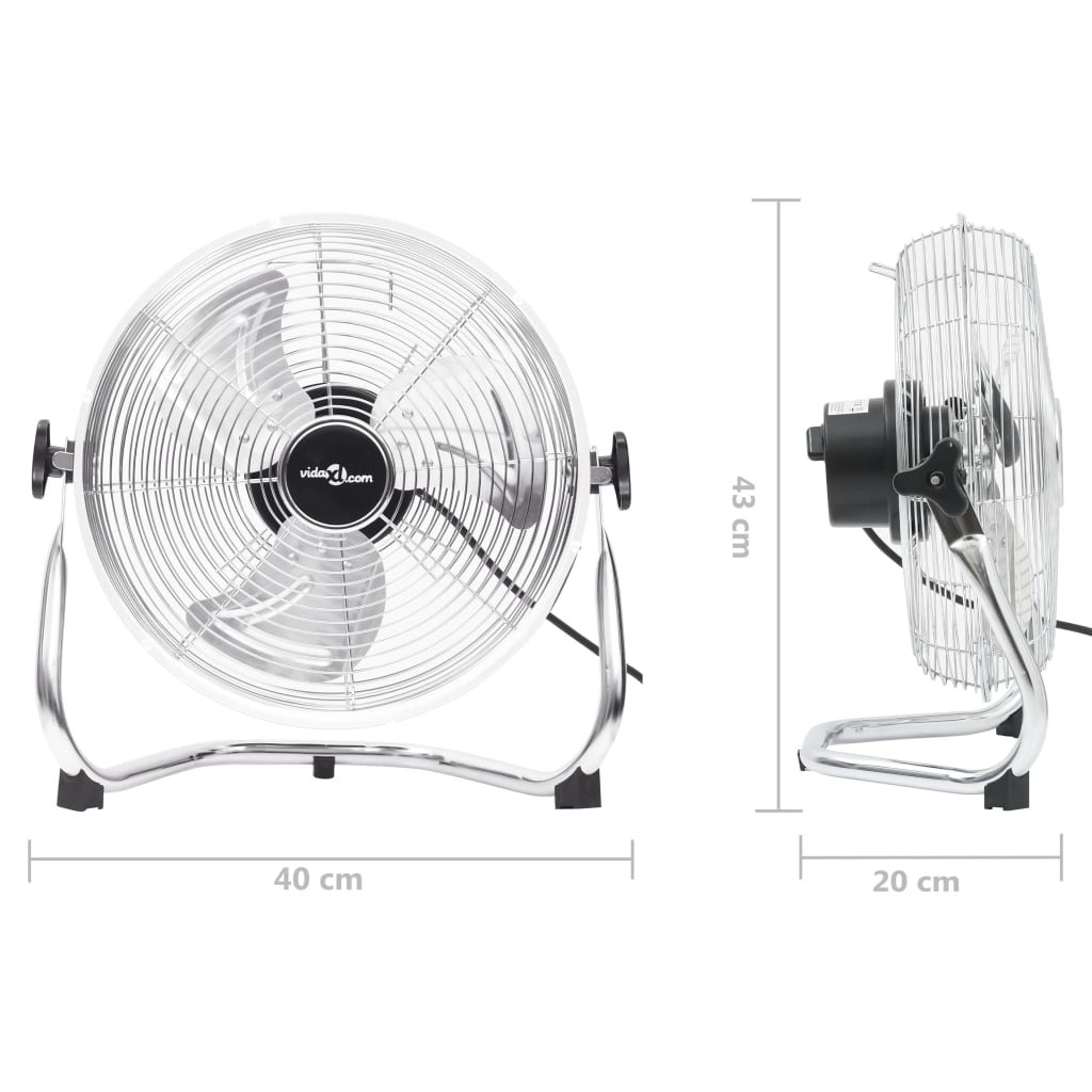 grīdas ventilators ar 3 ātrumiem, 40 cm, 40 W