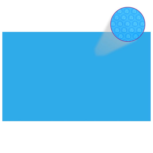 baseina pārklājs, 1000x600 cm, četrstūra, PE, zils