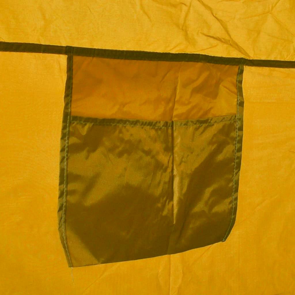 dušas/tualetes/ģērbtuves telts, dzeltena - amshop.lv