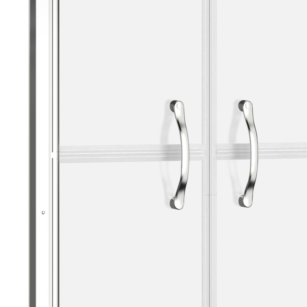 dušas durvis, 76x190 cm, ESG, pusmatētas