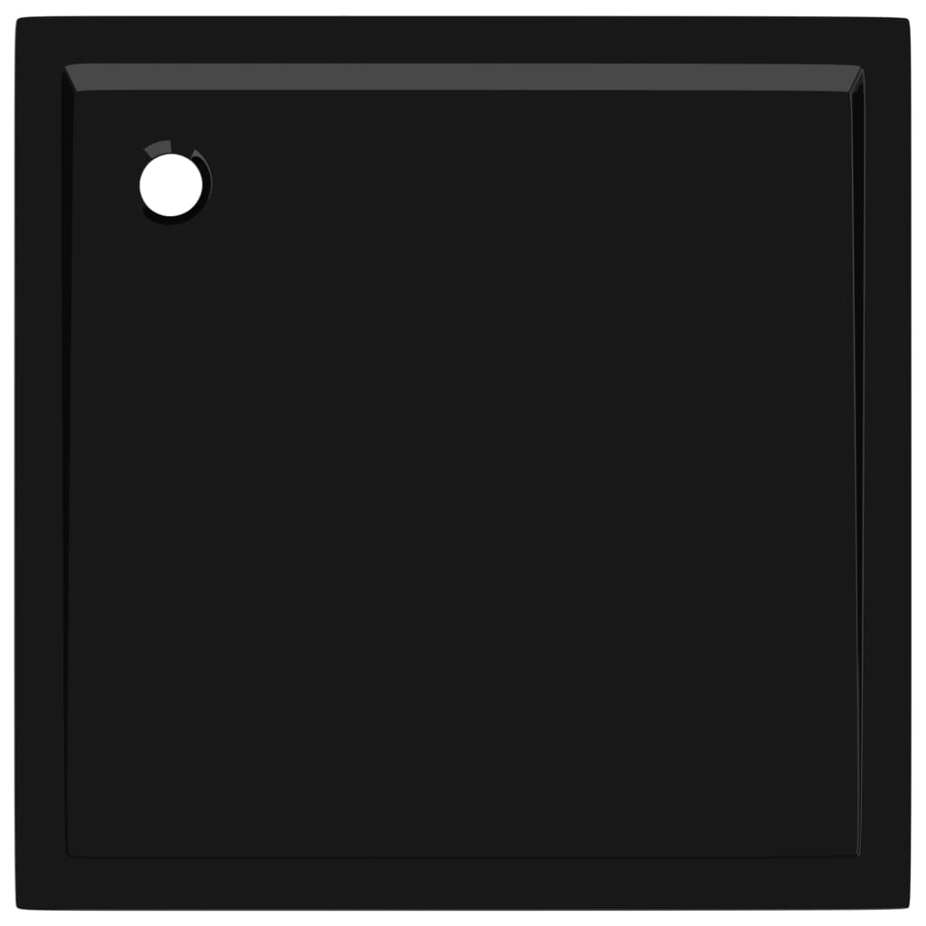 поддон для душа, квадратной формы, АБС, черный, 90x90 см