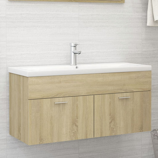 sink cabinet, oak, 100x38.5x46 cm, chipboard